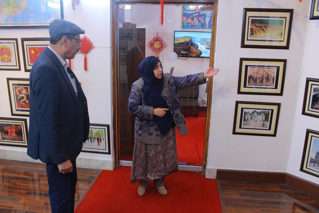 Mr. Shoaib Nasir, President of the International Council of Arts Canada, accompanied by Mr. Qamar Habib Khan, visited China Window in Peshawar. 