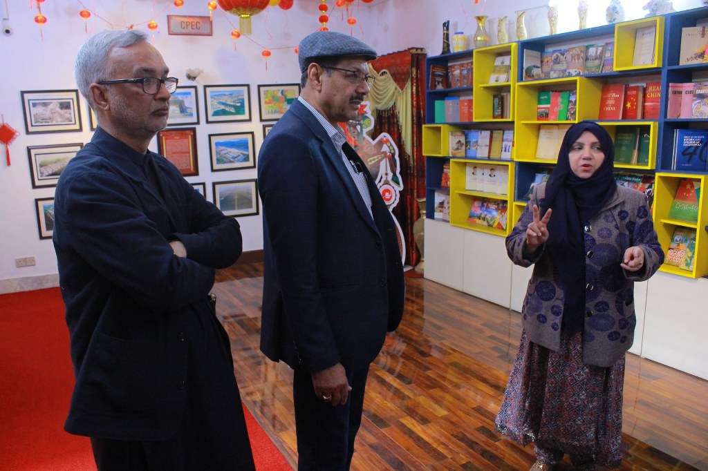 Mr. Shoaib Nasir, President of the International Council of Arts Canada, accompanied by Mr. Qamar Habib Khan, visited China Window in Peshawar. 