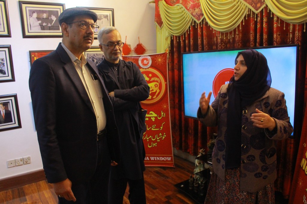 Mr. Shoaib Nasir, President of the International Council of Arts Canada, accompanied by Mr. Qamar Habib Khan, visited China Window in Peshawar. 