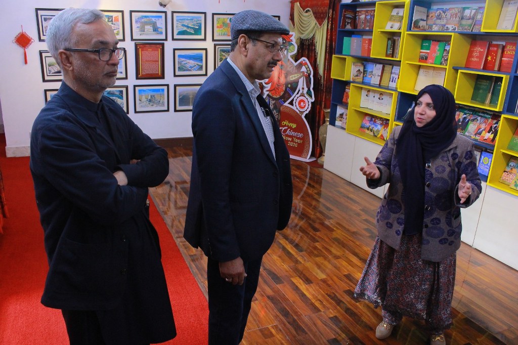 Mr. Shoaib Nasir, President of the International Council of Arts Canada, accompanied by Mr. Qamar Habib Khan, visited China Window in Peshawar. 