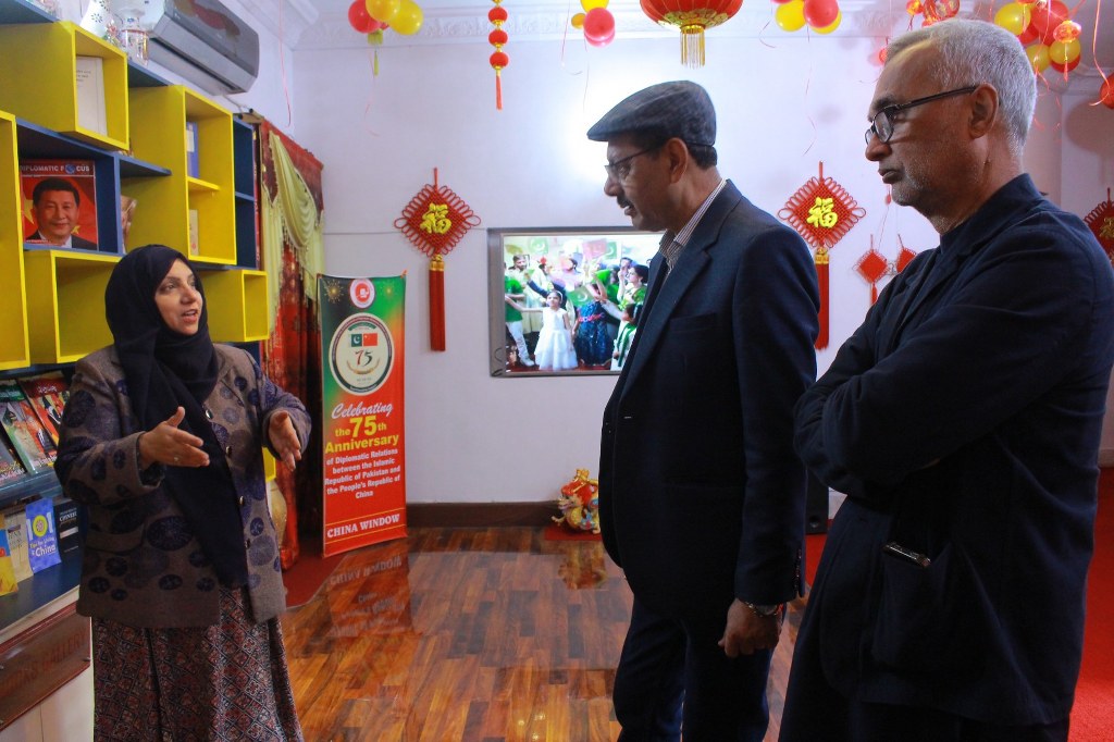 Mr. Shoaib Nasir, President of the International Council of Arts Canada, accompanied by Mr. Qamar Habib Khan, visited China Window in Peshawar. 