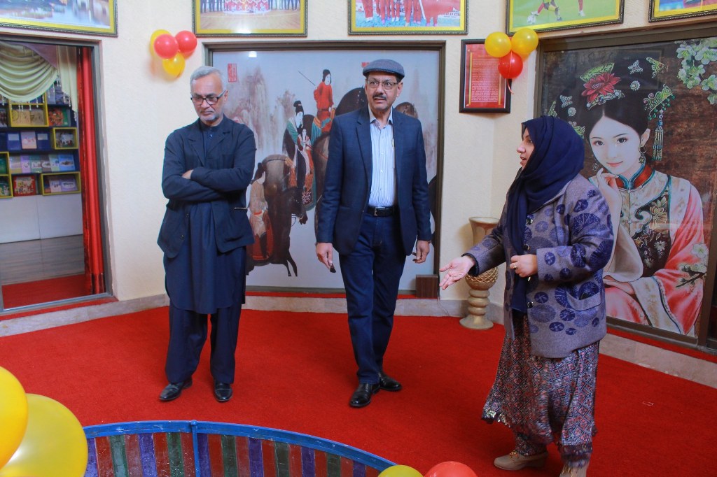 Mr. Shoaib Nasir, President of the International Council of Arts Canada, accompanied by Mr. Qamar Habib Khan, visited China Window in Peshawar. 