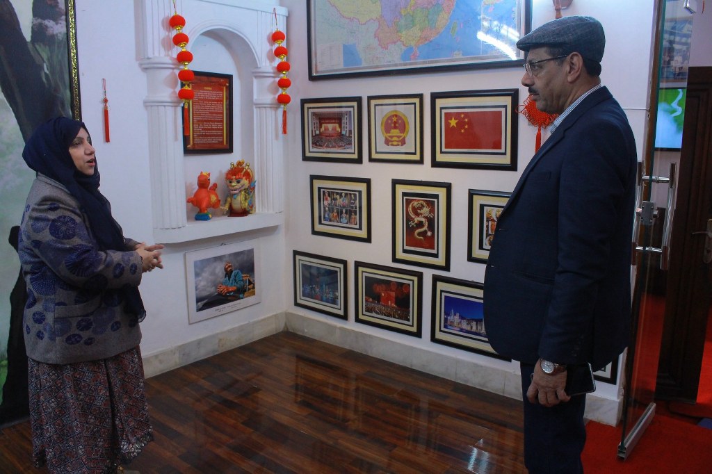 Mr. Shoaib Nasir, President of the International Council of Arts Canada, accompanied by Mr. Qamar Habib Khan, visited China Window in Peshawar. 