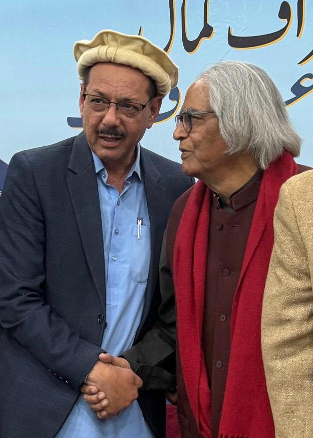 Shoaib Nasir With Prominant Poet Iftekhar Arif