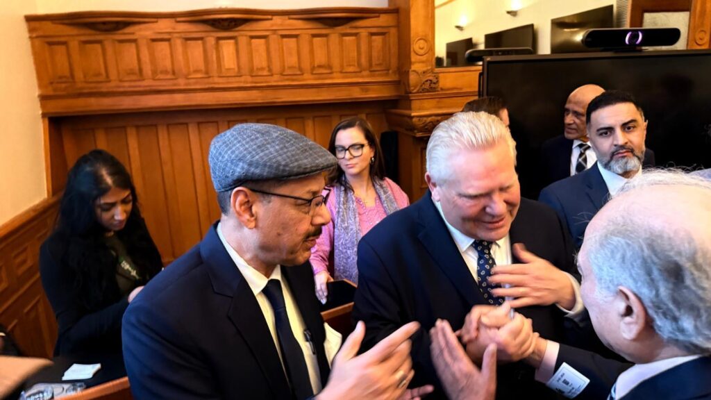 With Honable Daugh Ford, Premier Of Ontario, Ministers , MPP's & Prominant Citizens Of GTA in Eid Millon at Legislative Assembly